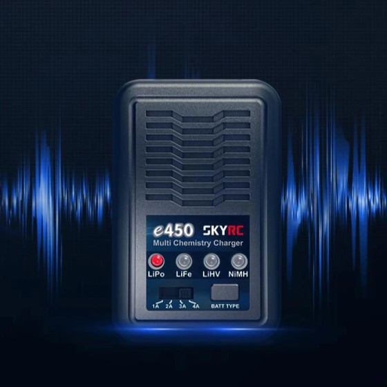 SKYRC E450 50W 4A Multi Chemistry Battery Charger for 2-4S / LiFe / LiHV Battery - EU Plug